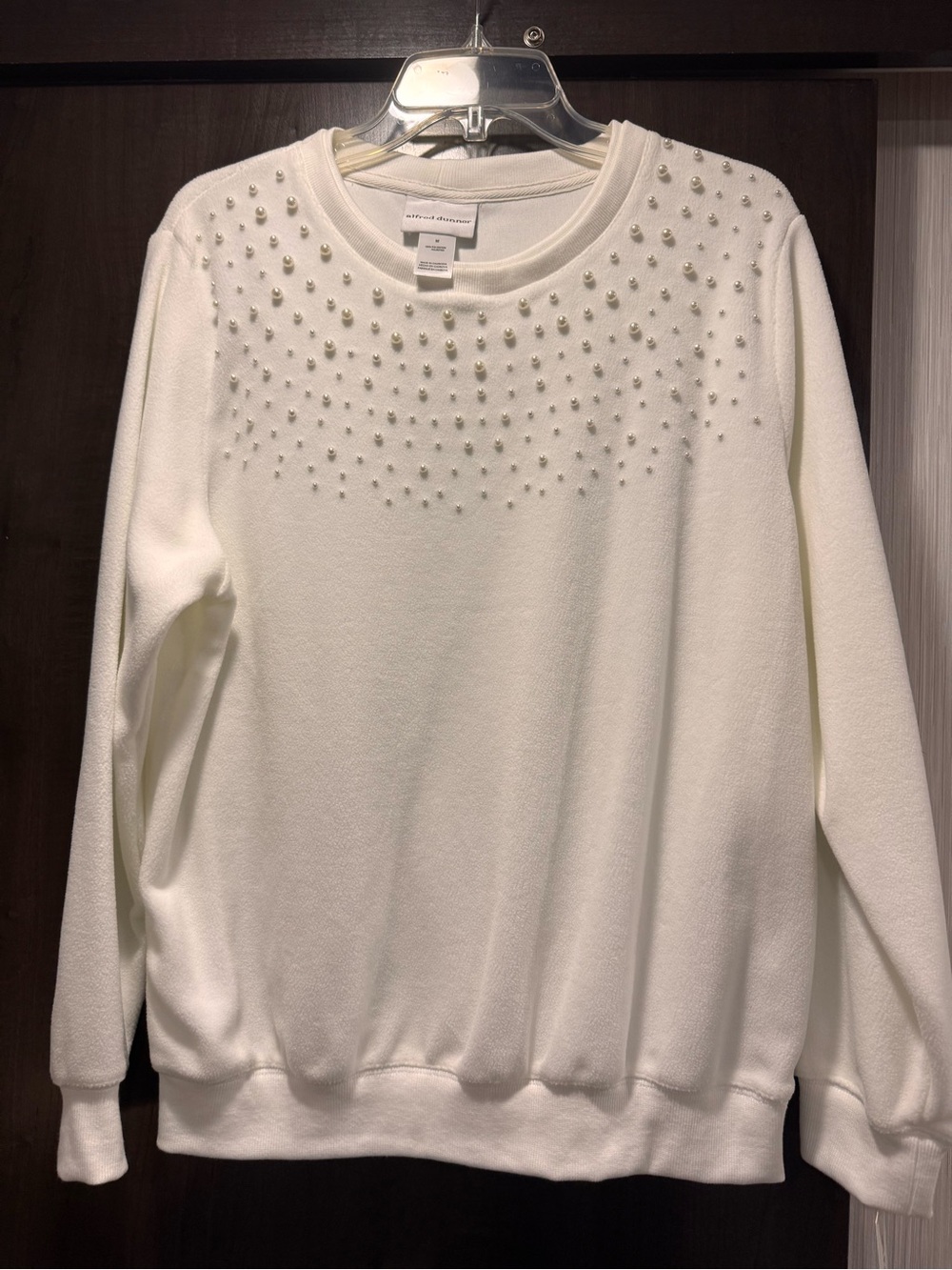 Alfred Dunner; NWT; fleece top; Med.